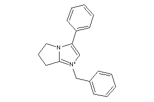 1-benzyl-3-phenyl-6,7-dihydro-5H-pyrrolo[1,2-a]imidazol-1-ium