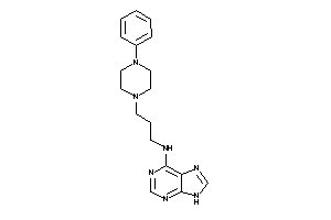 3-(4-phenylpiperazino)propyl-(9H-purin-6-yl)amine