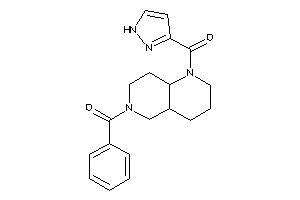 Phenyl-[1-(1H-pyrazole-3-carbonyl)-2,3,4,4a,5,7,8,8a-octahydro-1,6-naphthyridin-6-yl]methanone