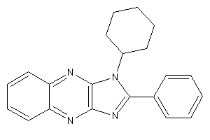 3-cyclohexyl-2-phenyl-imidazo[4,5-b]quinoxaline