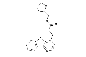 2-(benzofuro[3,2-d]pyrimidin-4-ylthio)-N-(tetrahydrofurfuryl)acetamide