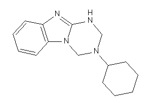 Image of 3-cyclohexyl-2,4-dihydro-1H-[1,3,5]triazino[1,2-a]benzimidazole