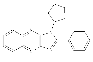 3-cyclopentyl-2-phenyl-imidazo[4,5-b]quinoxaline