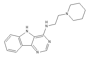 2-piperidinoethyl(5H-pyrimido[5,4-b]indol-4-yl)amine