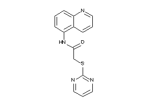 2-(2-pyrimidylthio)-N-(5-quinolyl)acetamide