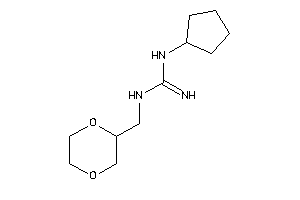 1-cyclopentyl-3-(1,4-dioxan-2-ylmethyl)guanidine