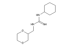 Image of 1-cyclohexyl-3-(1,4-dioxan-2-ylmethyl)guanidine