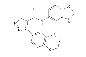 5-(2,3-dihydro-1,4-benzodioxin-6-yl)-N-(2,3-dihydro-1,3-benzoxazol-5-yl)-3H-pyrazole-4-carboxamide