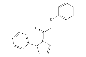 1-(5-phenyl-2-pyrazolin-1-yl)-2-(phenylthio)ethanone