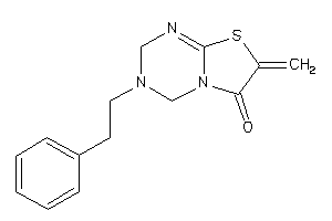 7-methylene-3-phenethyl-2,4-dihydrothiazolo[3,2-a][1,3,5]triazin-6-one