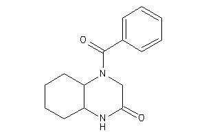 4-benzoyl-1,3,4a,5,6,7,8,8a-octahydroquinoxalin-2-one