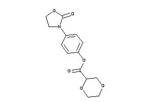 1,4-dioxane-2-carboxylic Acid [4-(2-ketooxazolidin-3-yl)phenyl] Ester