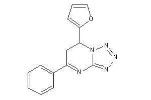 Image of 7-(2-furyl)-5-phenyl-6,7-dihydrotetrazolo[1,5-a]pyrimidine
