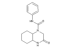 3-keto-N-phenyl-2,4,4a,5,6,7,8,8a-octahydroquinoxaline-1-carboxamide