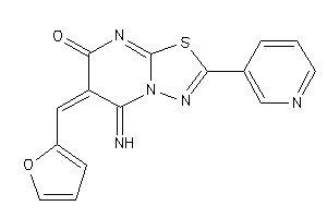 6-(2-furfurylidene)-5-imino-2-(3-pyridyl)-[1,3,4]thiadiazolo[3,2-a]pyrimidin-7-one