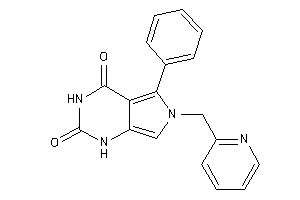 5-phenyl-6-(2-pyridylmethyl)-1H-pyrrolo[3,4-d]pyrimidine-2,4-quinone