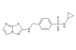 N-cyclopropyl-4-[(imidazo[2,1-b][1,3,4]thiadiazol-2-ylamino)methyl]benzenesulfonamide