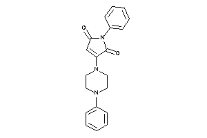 1-phenyl-3-(4-phenylpiperazino)-3-pyrroline-2,5-quinone