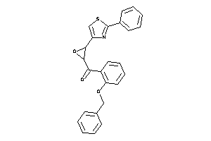 (2-benzoxyphenyl)-[3-(2-phenylthiazol-4-yl)oxiran-2-yl]methanone