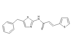 N-(5-benzylthiazol-2-yl)-3-(2-thienyl)acrylamide