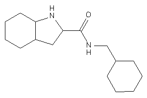 N-(cyclohexylmethyl)-2,3,3a,4,5,6,7,7a-octahydro-1H-indole-2-carboxamide