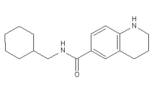 N-(cyclohexylmethyl)-1,2,3,4-tetrahydroquinoline-6-carboxamide