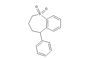 Image of 5-phenyl-2,3,4,5-tetrahydrobenzo[b]thiepine 1,1-dioxide