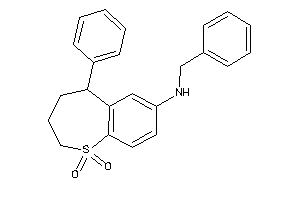 Benzyl-(1,1-diketo-5-phenyl-2,3,4,5-tetrahydrobenzo[b]thiepin-7-yl)amine