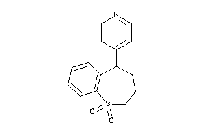 Image of 5-(4-pyridyl)-2,3,4,5-tetrahydrobenzo[b]thiepine 1,1-dioxide