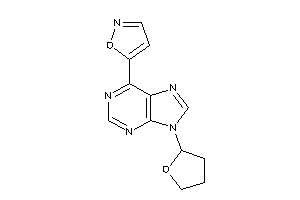 5-[9-(tetrahydrofuryl)purin-6-yl]isoxazole