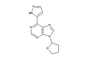 6-(1H-pyrazol-5-yl)-9-(tetrahydrofuryl)purine