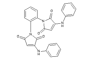 3-anilino-1-[2-(3-anilino-2,5-diketo-3-pyrrolin-1-yl)phenyl]-3-pyrroline-2,5-quinone