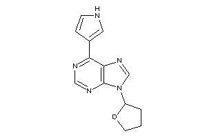 6-(1H-pyrrol-3-yl)-9-(tetrahydrofuryl)purine