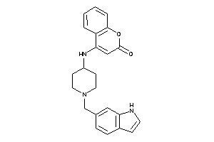 4-[[1-(1H-indol-6-ylmethyl)-4-piperidyl]amino]coumarin