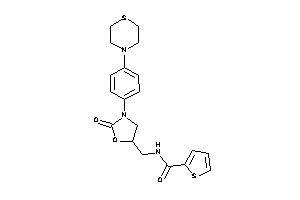 N-[[2-keto-3-(4-thiomorpholinophenyl)oxazolidin-5-yl]methyl]thiophene-2-carboxamide