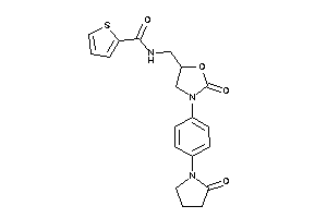 N-[[2-keto-3-[4-(2-ketopyrrolidino)phenyl]oxazolidin-5-yl]methyl]thiophene-2-carboxamide