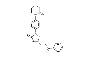 N-[[2-keto-3-[4-(3-ketomorpholino)phenyl]oxazolidin-5-yl]methyl]benzamide