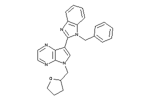 7-(1-benzylbenzimidazol-2-yl)-5-(tetrahydrofurfuryl)pyrrolo[2,3-b]pyrazine