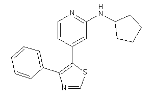 Cyclopentyl-[4-(4-phenylthiazol-5-yl)-2-pyridyl]amine