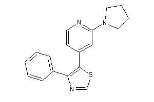 4-phenyl-5-(2-pyrrolidino-4-pyridyl)thiazole