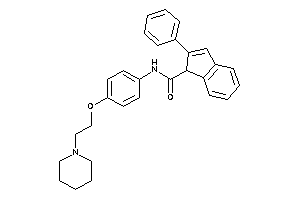 2-phenyl-N-[4-(2-piperidinoethoxy)phenyl]-1H-indene-1-carboxamide