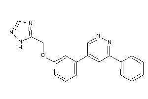 3-phenyl-5-[3-(1H-1,2,4-triazol-5-ylmethoxy)phenyl]pyridazine