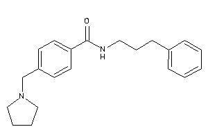 N-(3-phenylpropyl)-4-(pyrrolidinomethyl)benzamide