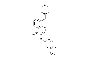 8-(morpholinomethyl)-3-(2-naphthoxy)chromone