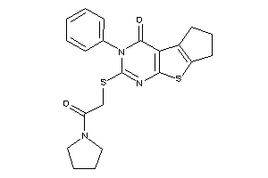 [(2-keto-2-pyrrolidino-ethyl)thio]-phenyl-BLAHone