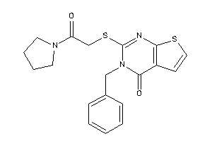 3-benzyl-2-[(2-keto-2-pyrrolidino-ethyl)thio]thieno[2,3-d]pyrimidin-4-one