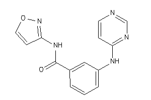 N-isoxazol-3-yl-3-(4-pyrimidylamino)benzamide