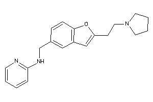 Image of 2-pyridyl-[[2-(2-pyrrolidinoethyl)benzofuran-5-yl]methyl]amine