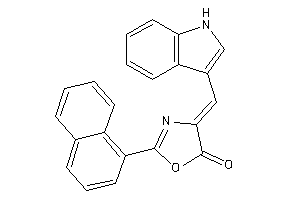 4-(1H-indol-3-ylmethylene)-2-(1-naphthyl)-2-oxazolin-5-one