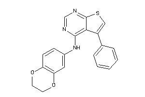 2,3-dihydro-1,4-benzodioxin-7-yl-(5-phenylthieno[2,3-d]pyrimidin-4-yl)amine